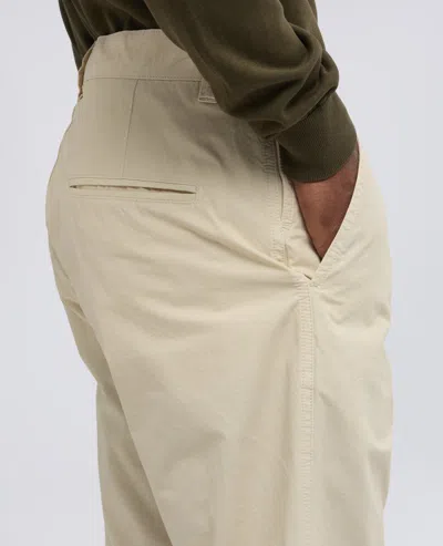 Aspesi Pantalon Chino Gabardine En Coton E Lin In Green
