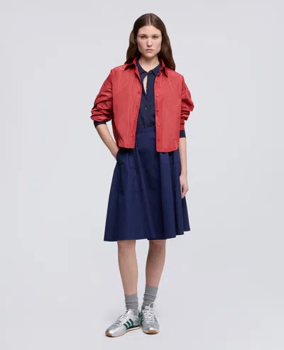 Aspesi Chemise Technique En Polyester In Red