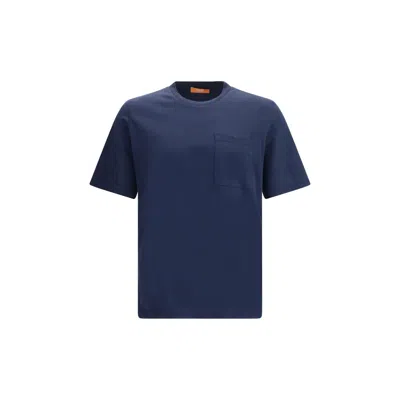 Cruna Regular-fit Crew-neck T-shirt In Blue