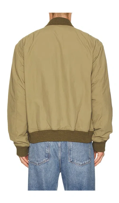 Faherty Military Bomber Jackets In Green