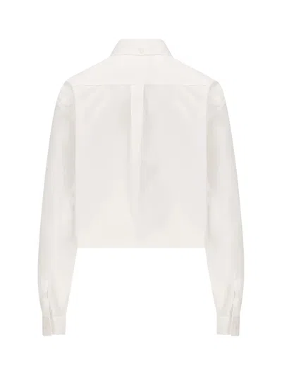 Givenchy Cropped Mini Shirt In White