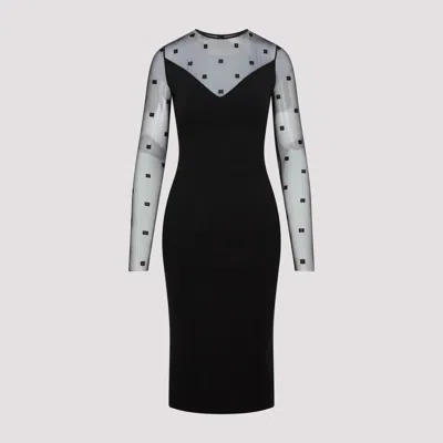 Givenchy Dress With 4g Pattern In Black