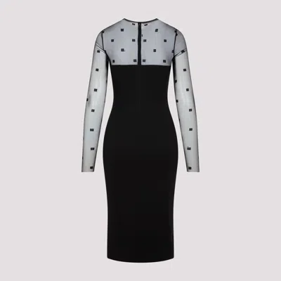 Givenchy Dress With 4g Pattern In Black