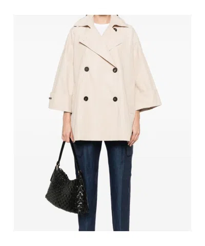 Peserico Double-breasted Jacket In Multi