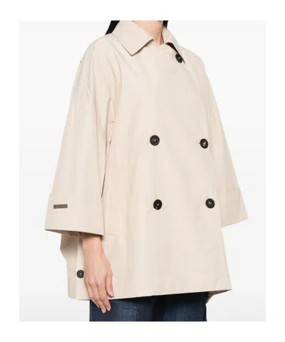 Peserico Double-breasted Jacket In Multi