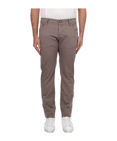 Jacob Cohen Nick Slim-cut Trousers In Gray