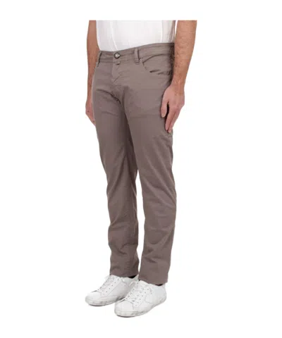 Jacob Cohen Nick Slim-cut Trousers In Gray