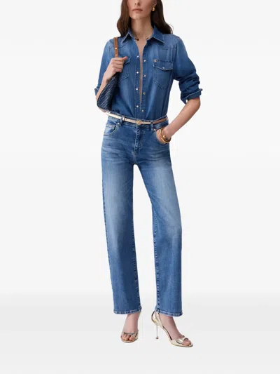 Liu •jo Stone-washed Jeans In Blue
