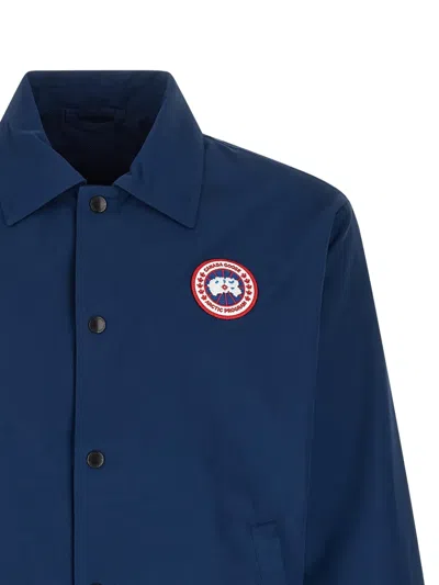 Canada Goose Regency Jacket Elastic Cuffs Drawstring Hem In Blue