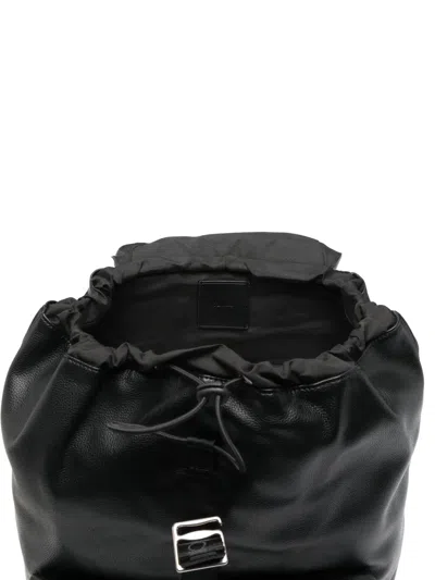 Calvin Klein Flap-pocket Backpack In Black
