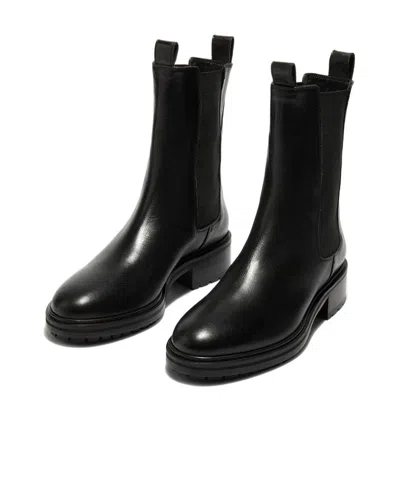 Aeyde 45mm Jack Leather Ankle Boots In Black