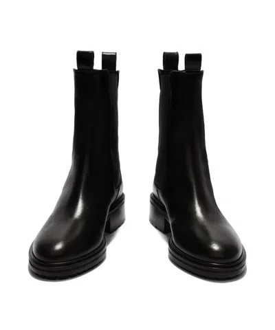 Aeyde 45mm Jack Leather Ankle Boots In Black