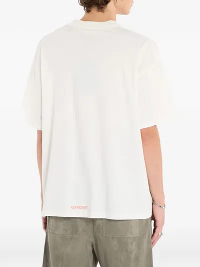 Represent Initial Star T-shirt In White