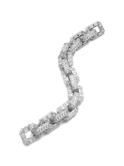Eddie Borgo Supra Rectangular-shape Bracelet In Silver