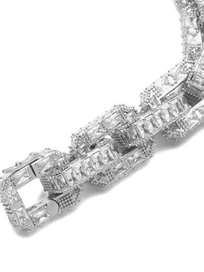 Eddie Borgo Supra Rectangular-shape Bracelet In Silver