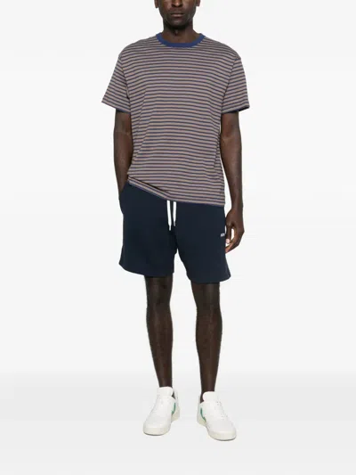 Autry Logo Drawstring Shorts In Black