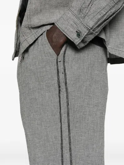 Undercover Patterned Trousers In Black