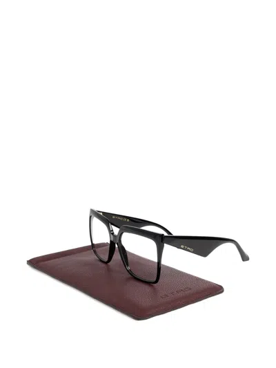 Etro Rectangle-frame Glasses In Black