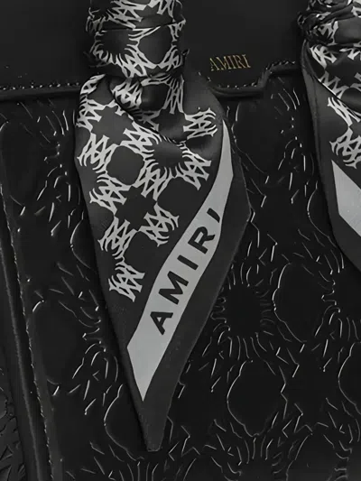 Amiri Women Micro Ma Quad Triangle Hand Bag In Black