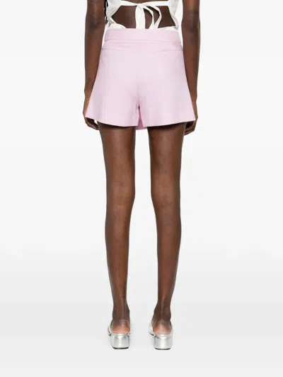 纽扣裹身式短裤