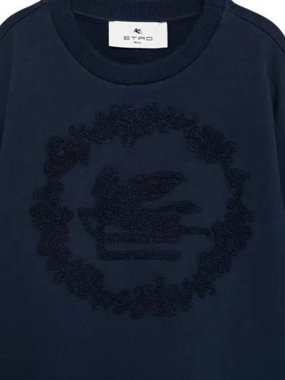 Etro Embroidered Sweatshirt In Black