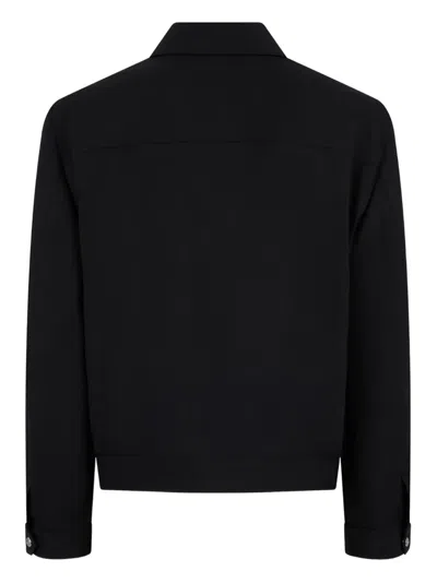 Dsquared2 Evening Check Bomber Jacket In Black