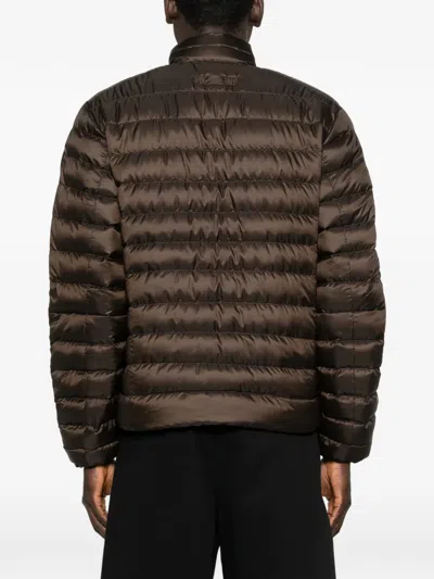 Canada Goose Nylon Down Jacket In Brown