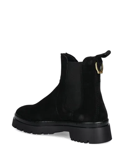 Gant Aligrey Pull Tab Lug-sole Boots In Black