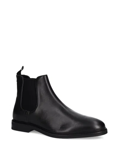 Gant Elasticated Pull Tab Boots In Black