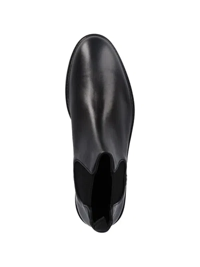 Gant Elasticated Pull Tab Boots In Black