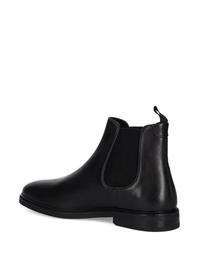 Gant Elasticated Pull Tab Boots In Black