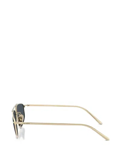 Prada Pilot-frame Sunglasses In Gold