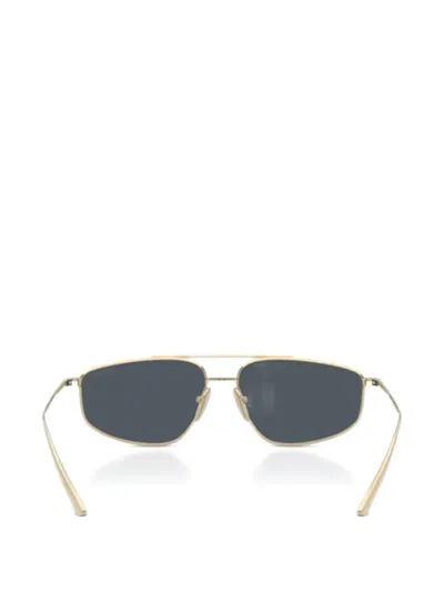 Prada Pilot-frame Sunglasses In Gold