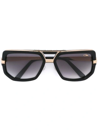 Shop Cazal Oversized Sunglasses In Black