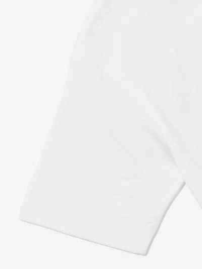 Marni Kids Logo Embroidered Crewneck T-shirt In White