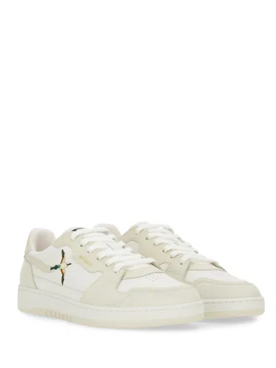 Axel Arigato Dice Lo Bee Bird Sneakers In White Leather In Multi
