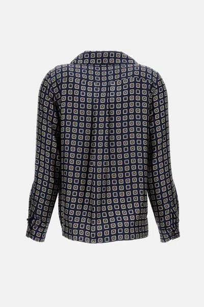 Max Mara Disco Patterned Shirt In Black