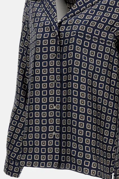 Max Mara Disco Patterned Shirt In Black
