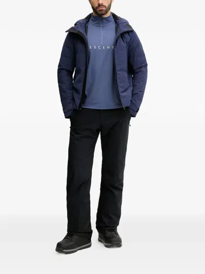 Descente Zip Top In Blue