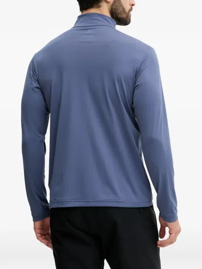 Descente Zip Top In Blue