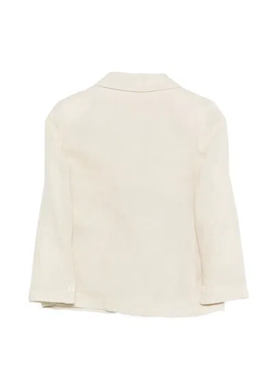 Fay Pocket Jacket In White