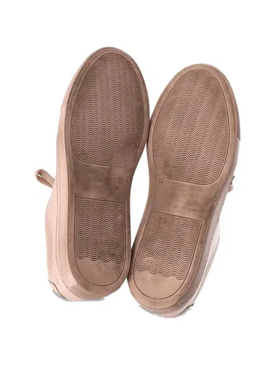 Pre-owned Common Projects Leather Low Sneakers In Pink