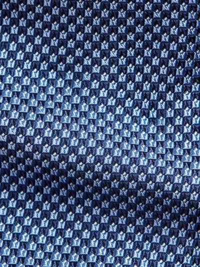 Ralph Lauren Patterned Silk Tie In Blue