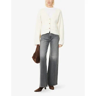 Khaite Woman Cardigan Ivory Size Xs Cashmere In White