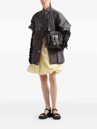 Prada Waterproof Jacket In Black