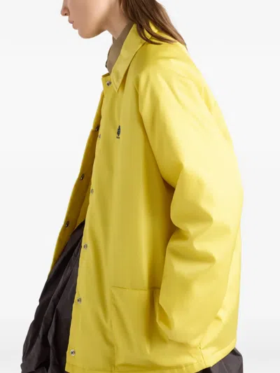 Prada Re-nylon Blouson Jacket In Yellow