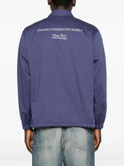Undercover Press-stud Jacket In Blue