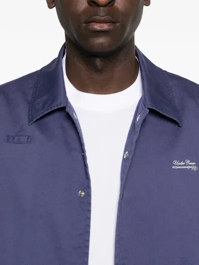 Undercover Press-stud Jacket In Blue