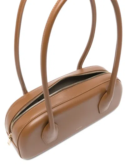 Salce Rounded Shoulder Bag In Brown