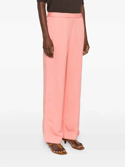 Gant Elasticated Trousers In Pink